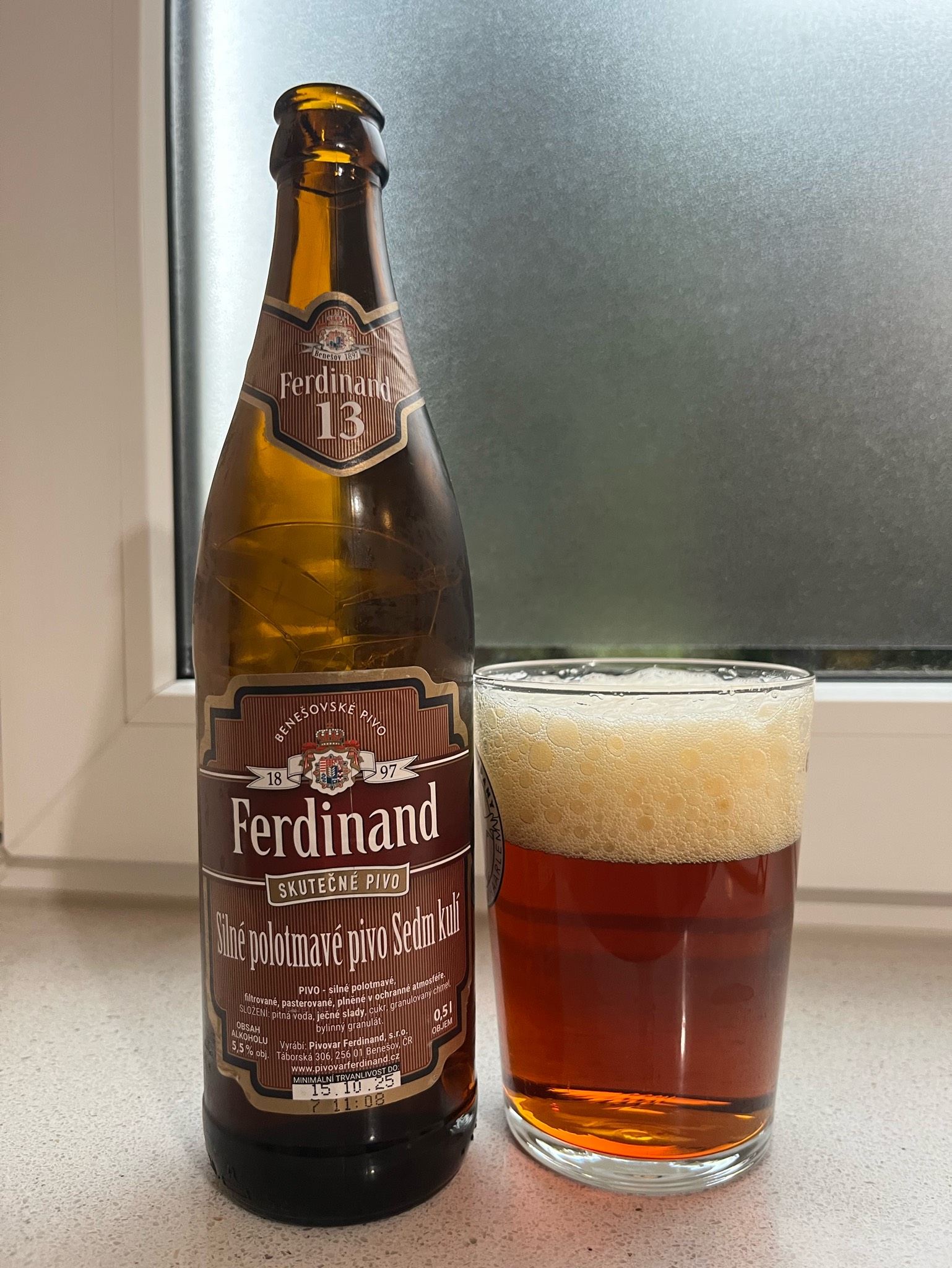 Ferdinand Speciální Polotmavé Sedm Kulí, Pivovar Ferdinand