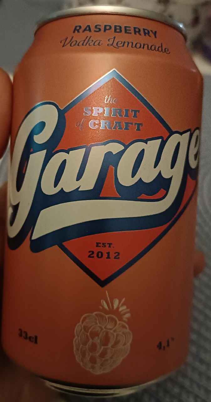 Garage Raspberry Vodka Lemonade, Finland