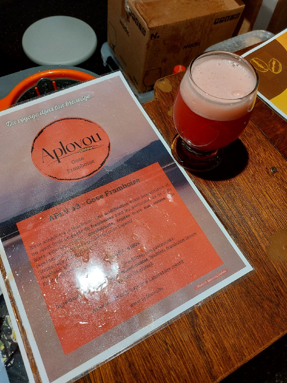 Aplv #3 Gose Framboise, Aplovou