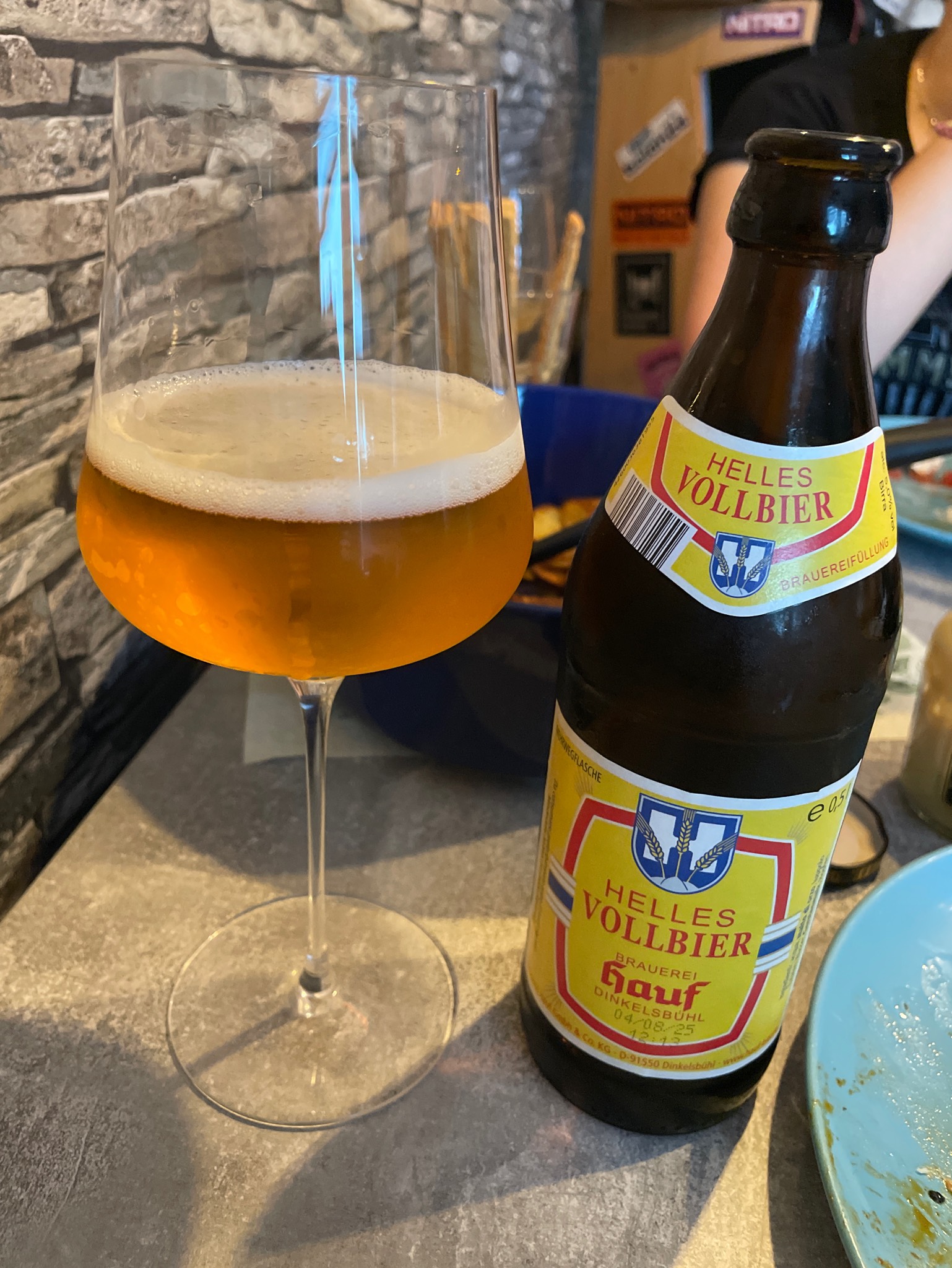 Helles Vollbier, Brauerei Hauf Dinkelsbühl