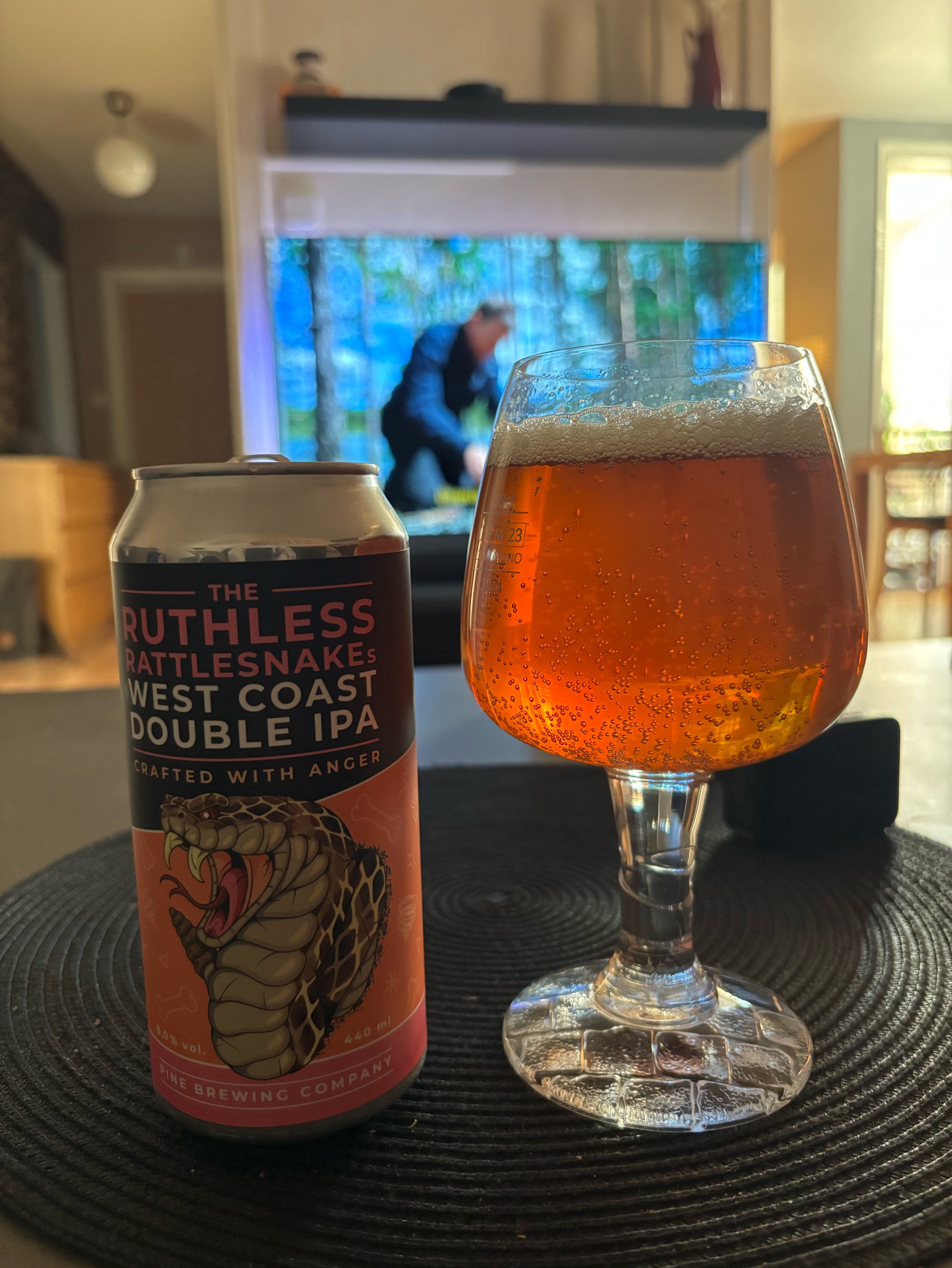 The Ruthless Rattlesnake's Double West Coast IPA, Sweden