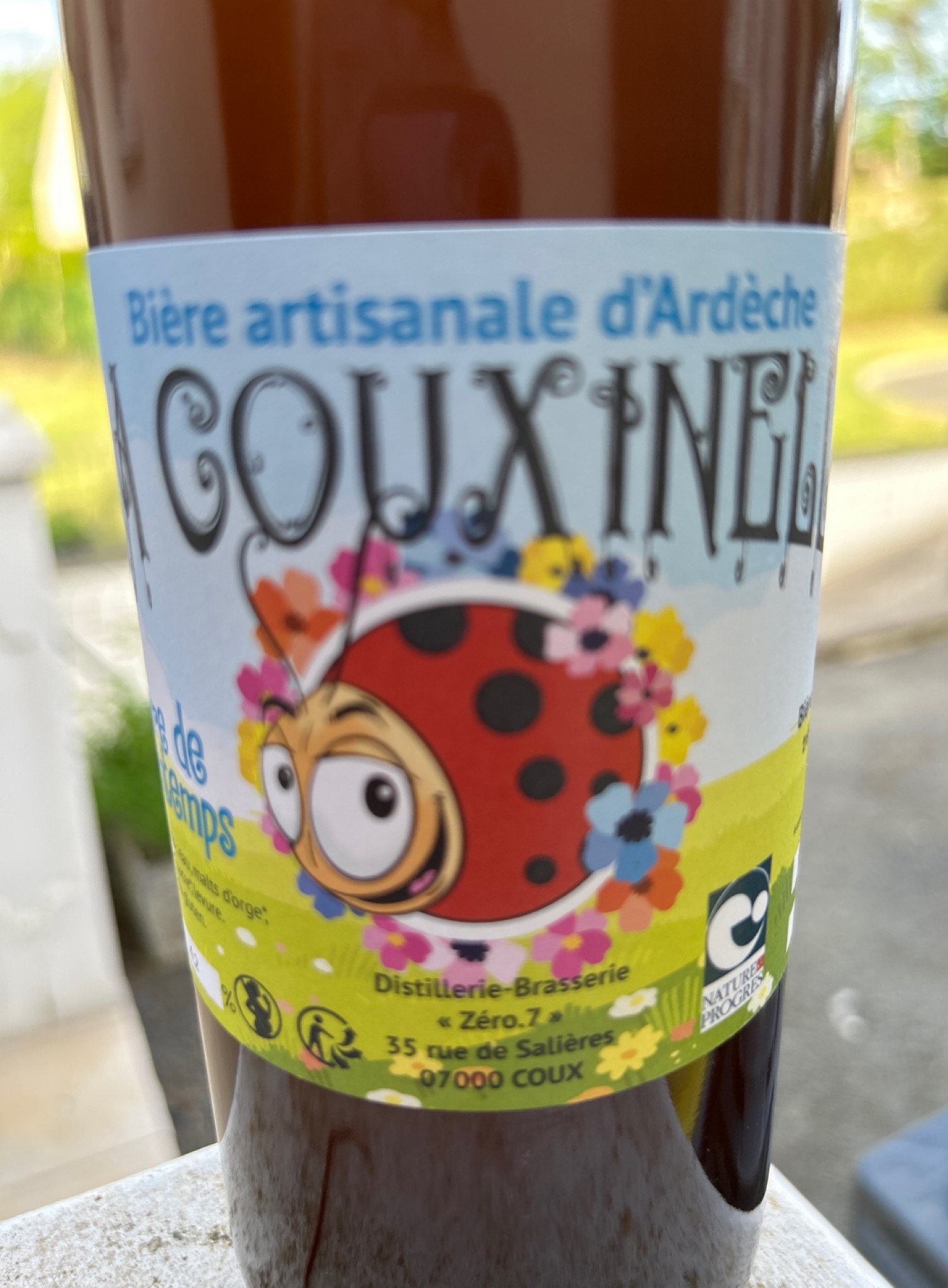 Couxinelle De Printemps, Distillerie-Brasserie Zéro.7