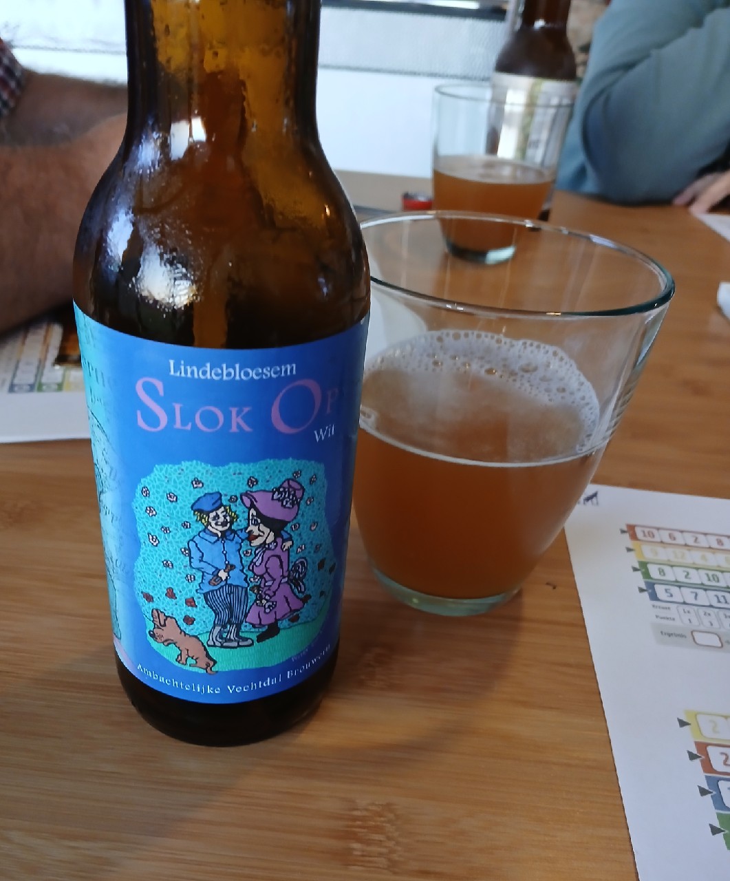 Lindebloesem Slok Op Wit, Ambachtelijke Vechtdal Brouwerij