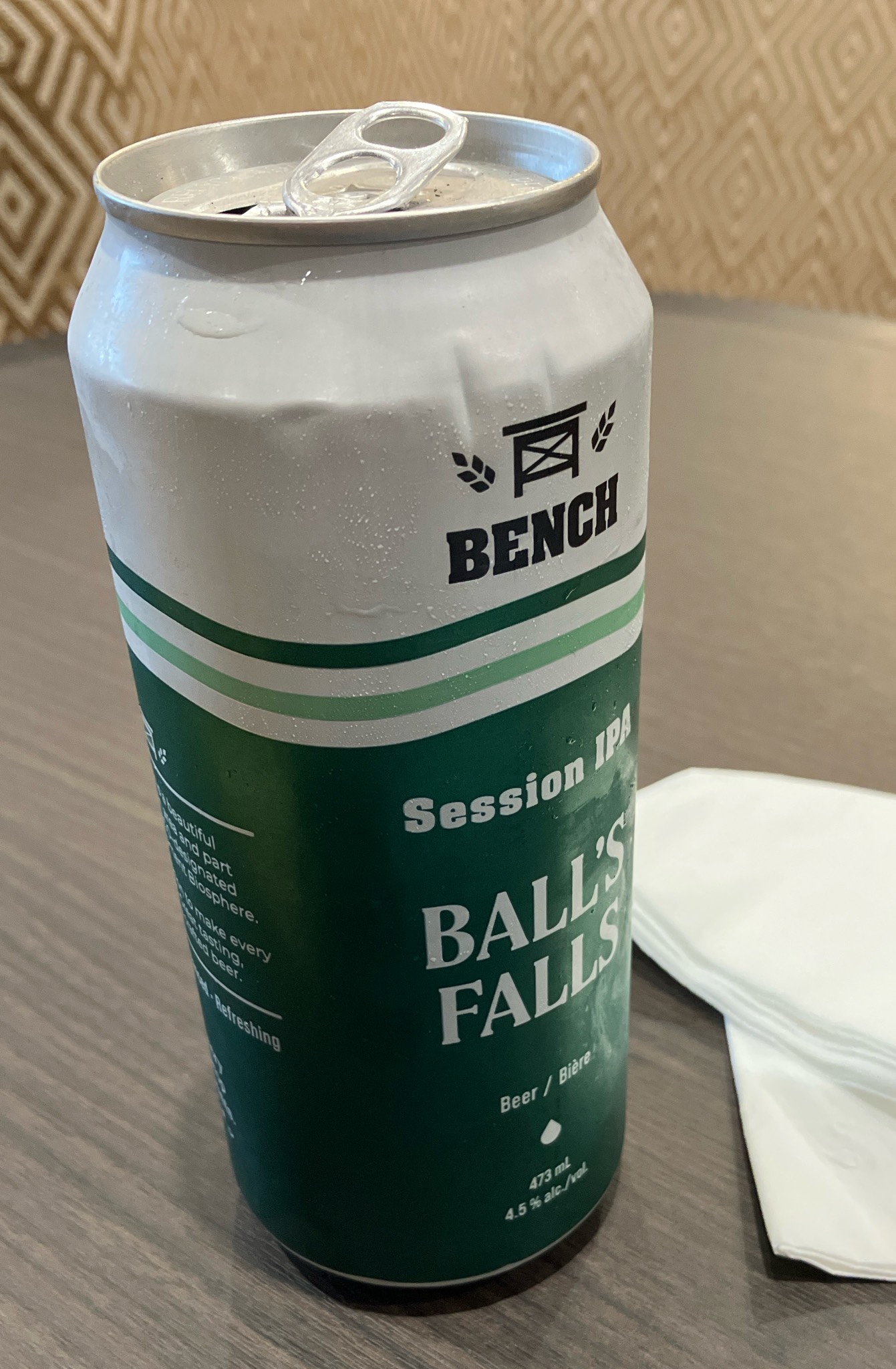 Ball's Falls Session IPA, Bench Brewing Company