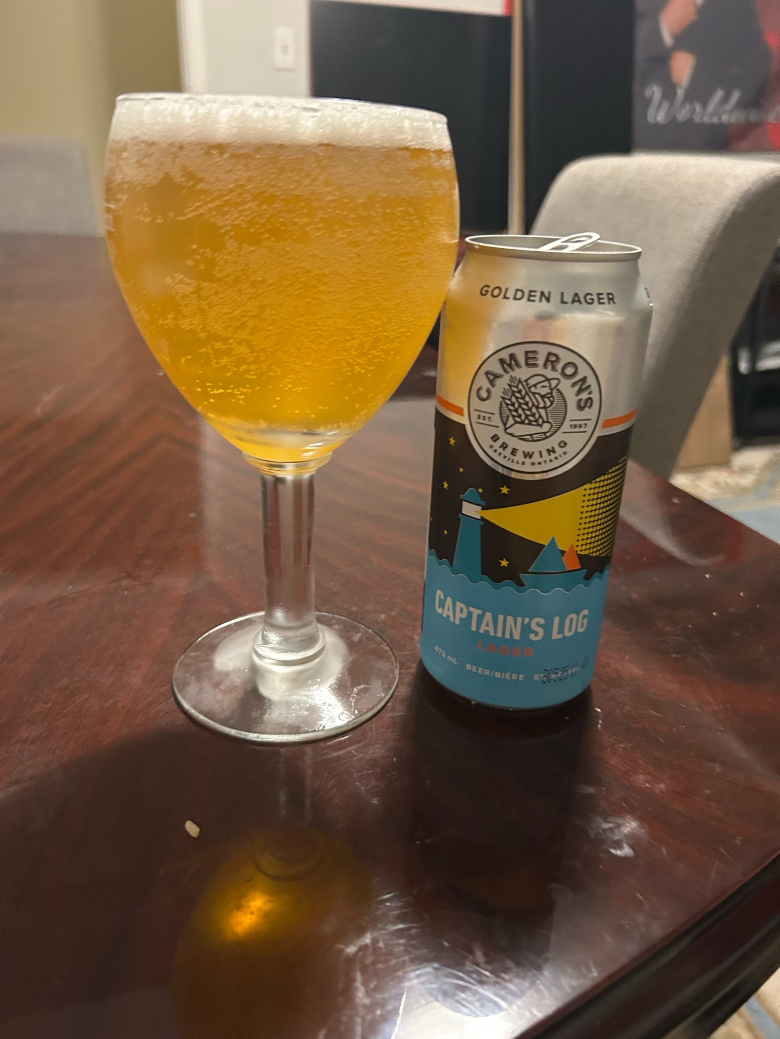 Captain's Log Lager, Canada
