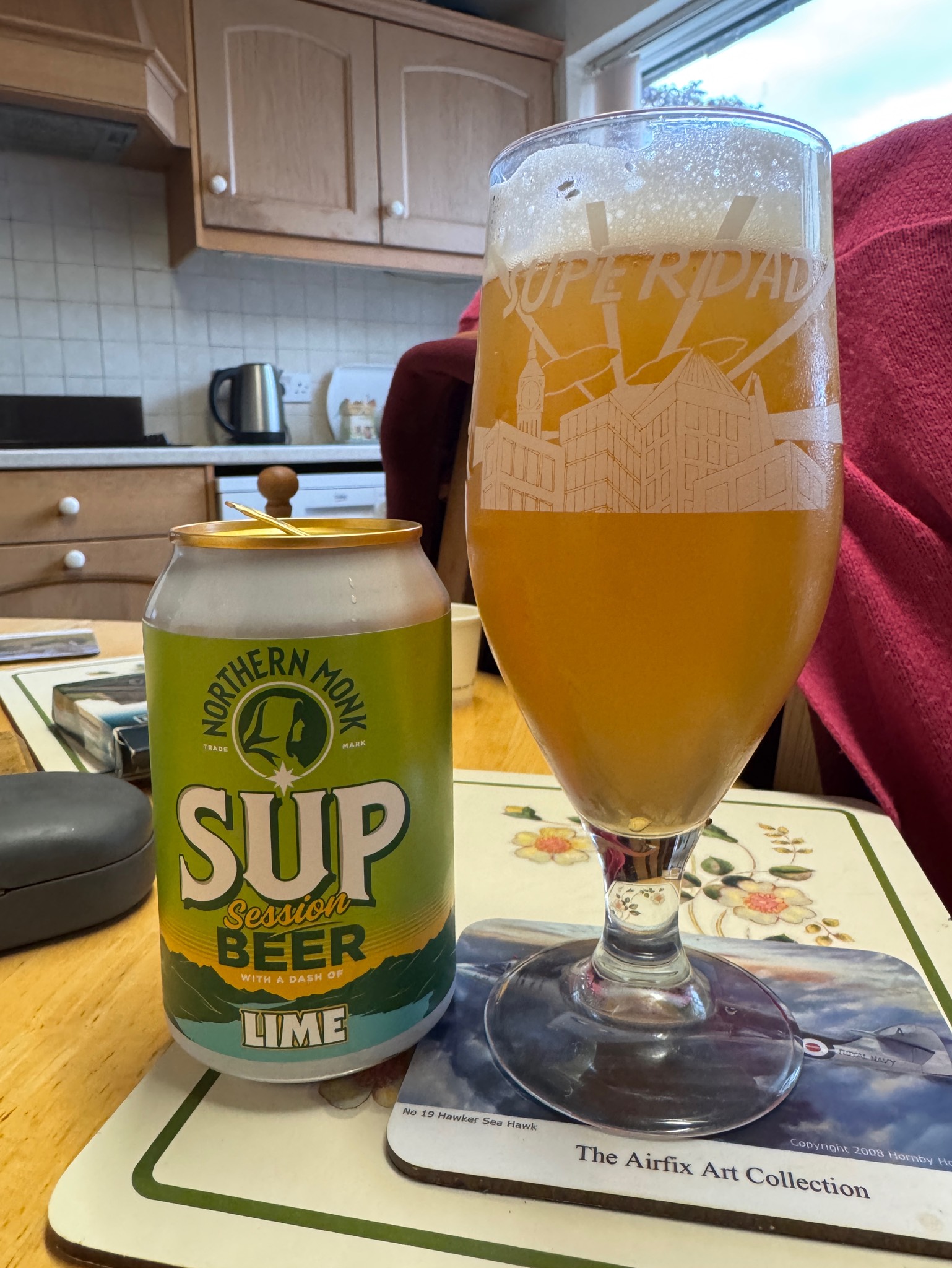 SUP session beer with a dash of lime, England