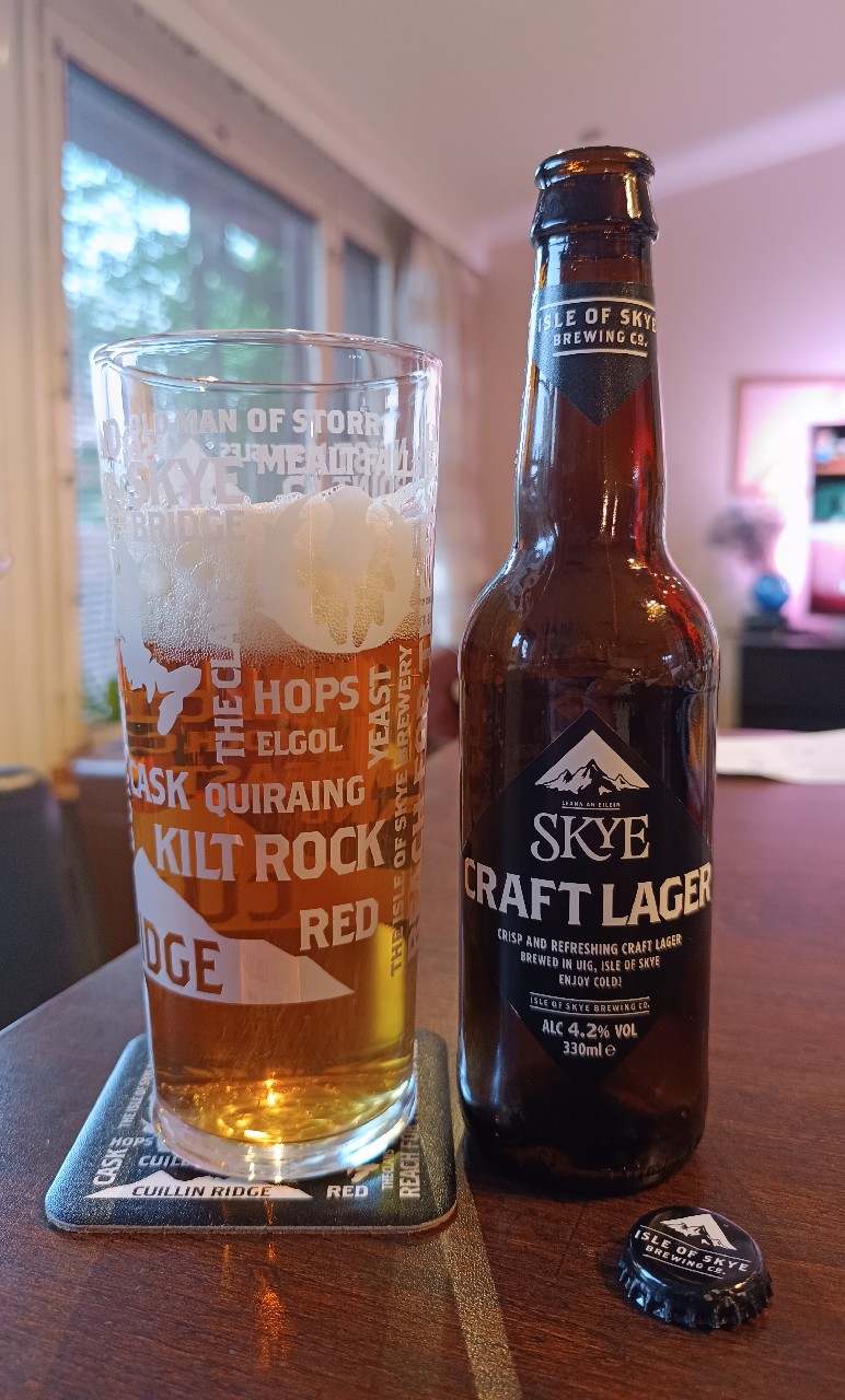 Skye Craft Lager, Scotland