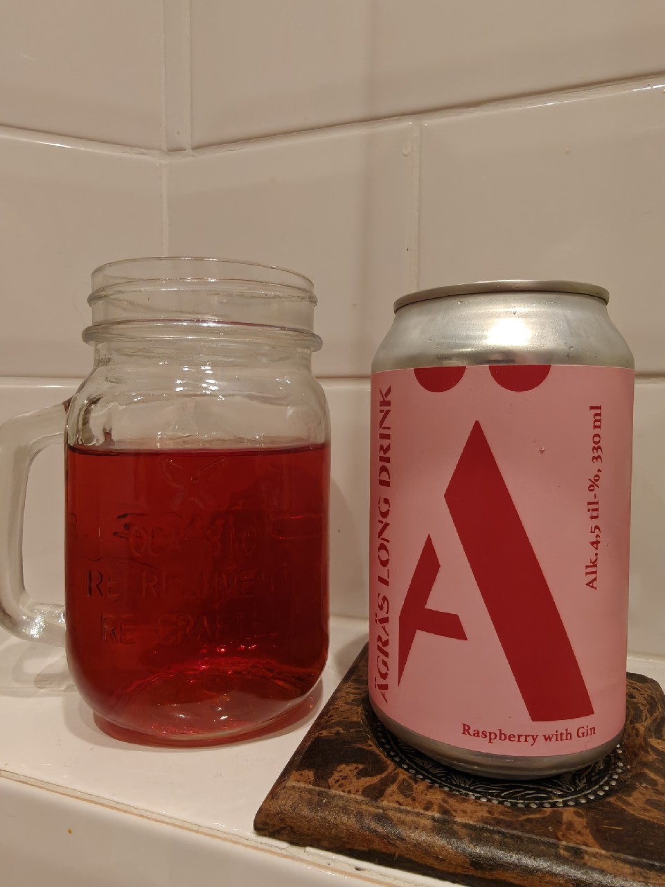 Ägräs Long Drink Raspberry with Gin, Finland