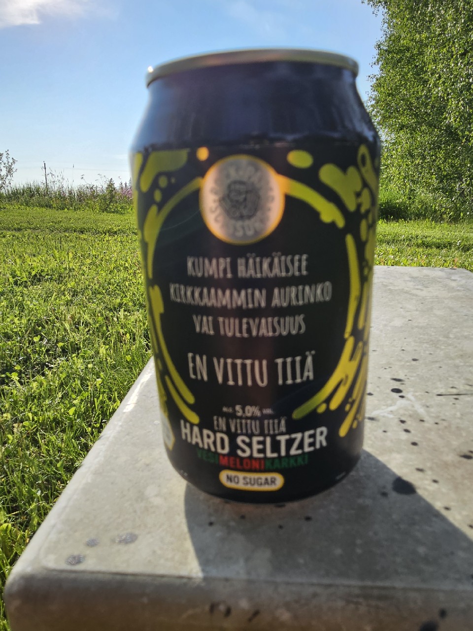 En Vittu Tiiä Hard Seltzer Vesimelonikarkki, Finland