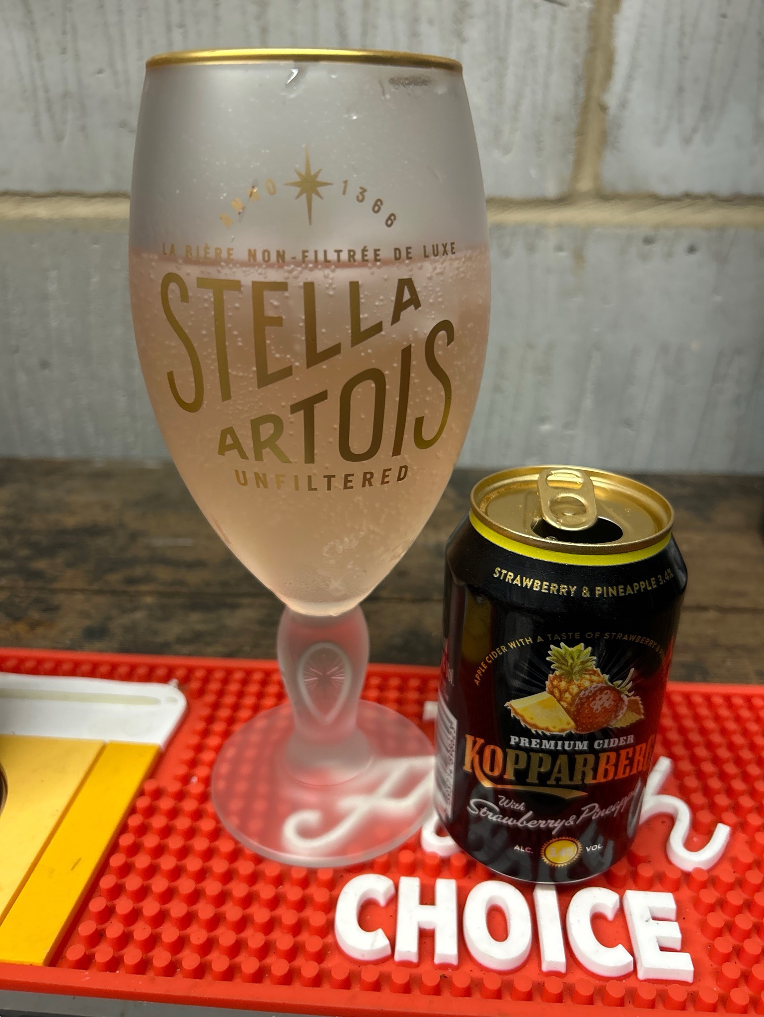 Kopparberg with Strawberry & Pineapple, Sweden