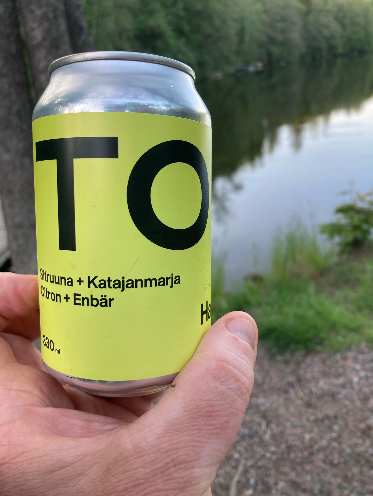Tosi Hard Seltzer: Sitruuna + Katajanmarja, Finland