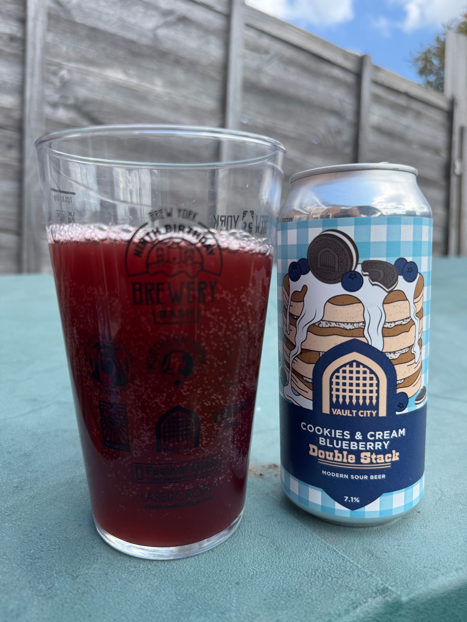 Cookies & Cream Blueberry Double Stack, Scotland