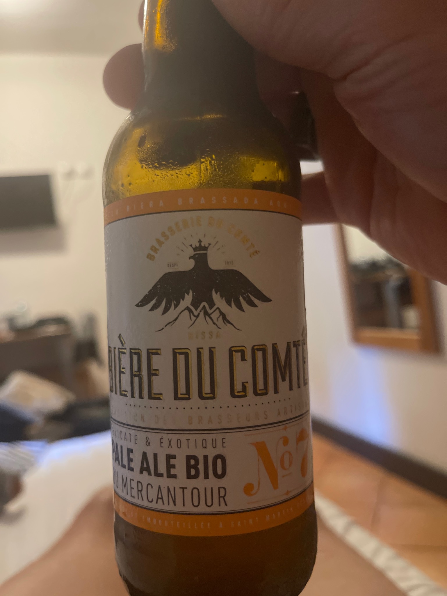 Bière Du Comté N°7 Pale Ale Bio, France