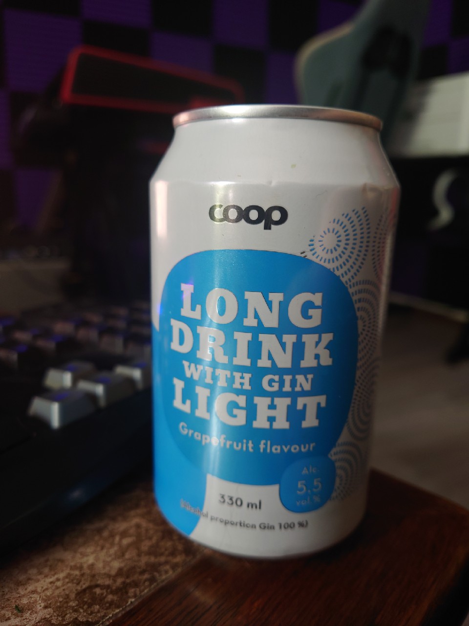 Coop Grapefruit Long Drink Light, Finland