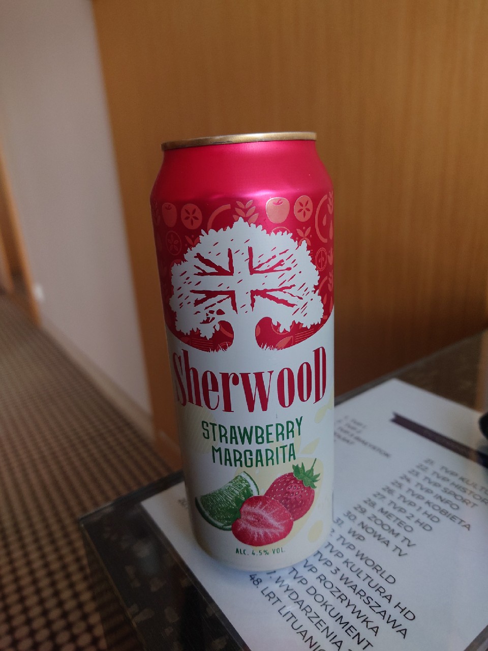 Sherwood Strawberry margarita, Lithuania