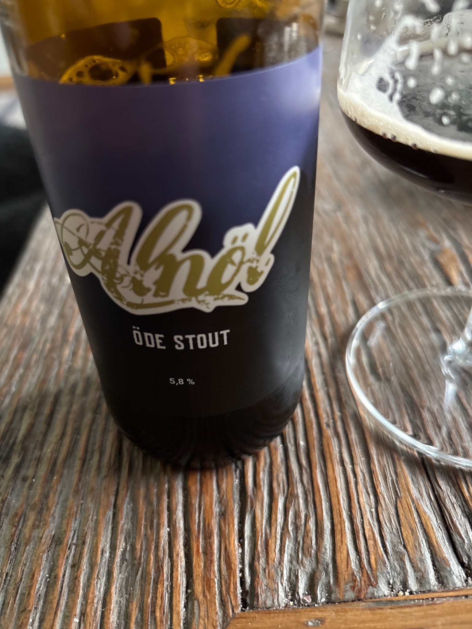 Alnöl Öde Stout, Alnöl