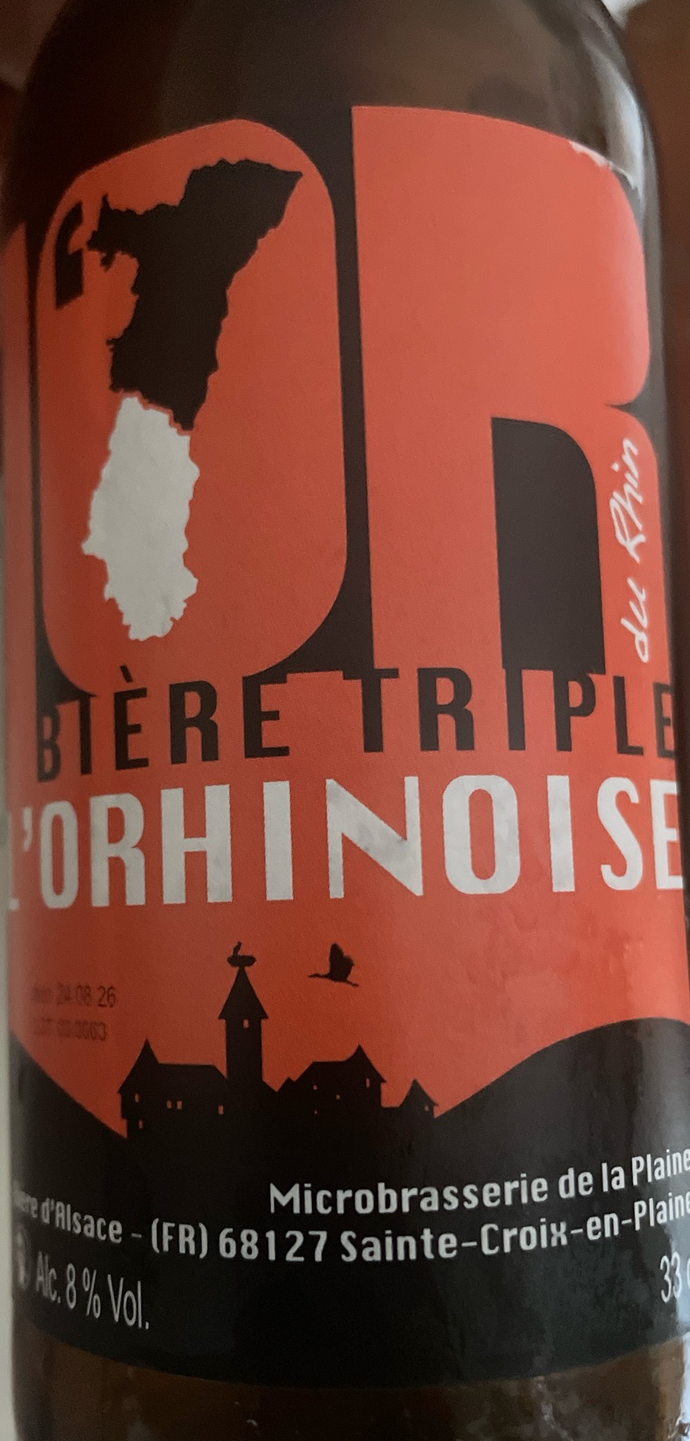 L'Orhinoise Triple, Microbrasserie De La Plaine (L'Orhinoise)