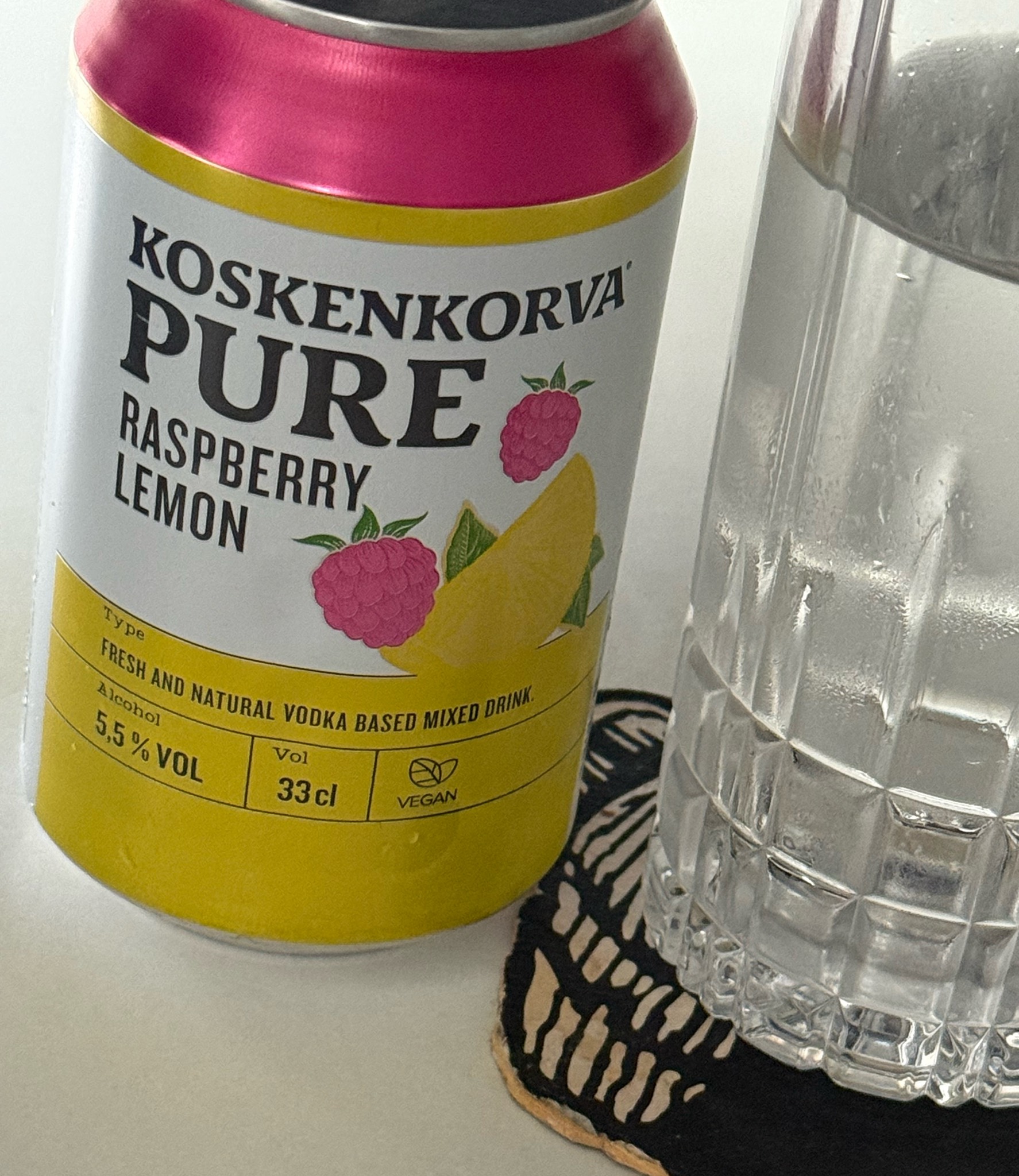 Koskenkorva Pure Raspberry Lemon, Finland
