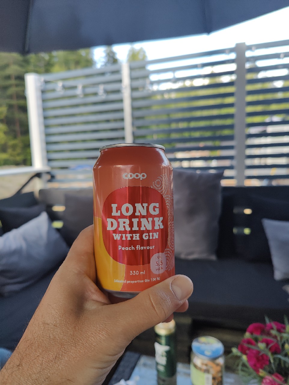 Coop Long Drink Peach, Finland