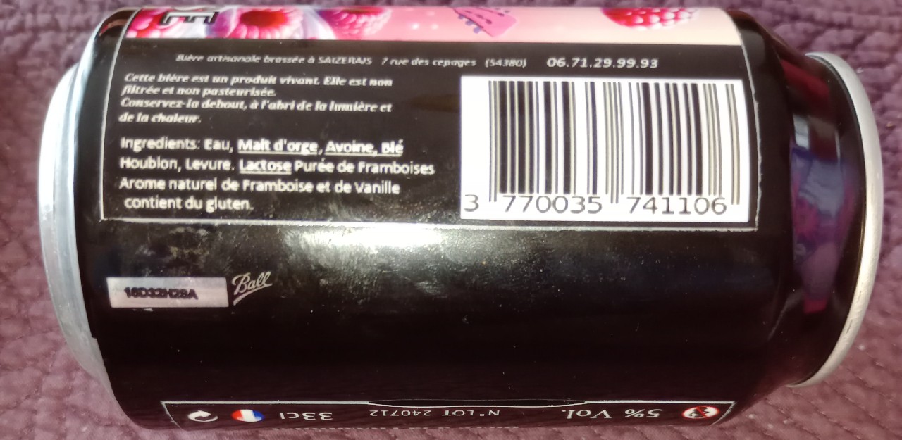 Pastry Sour Framboise, France