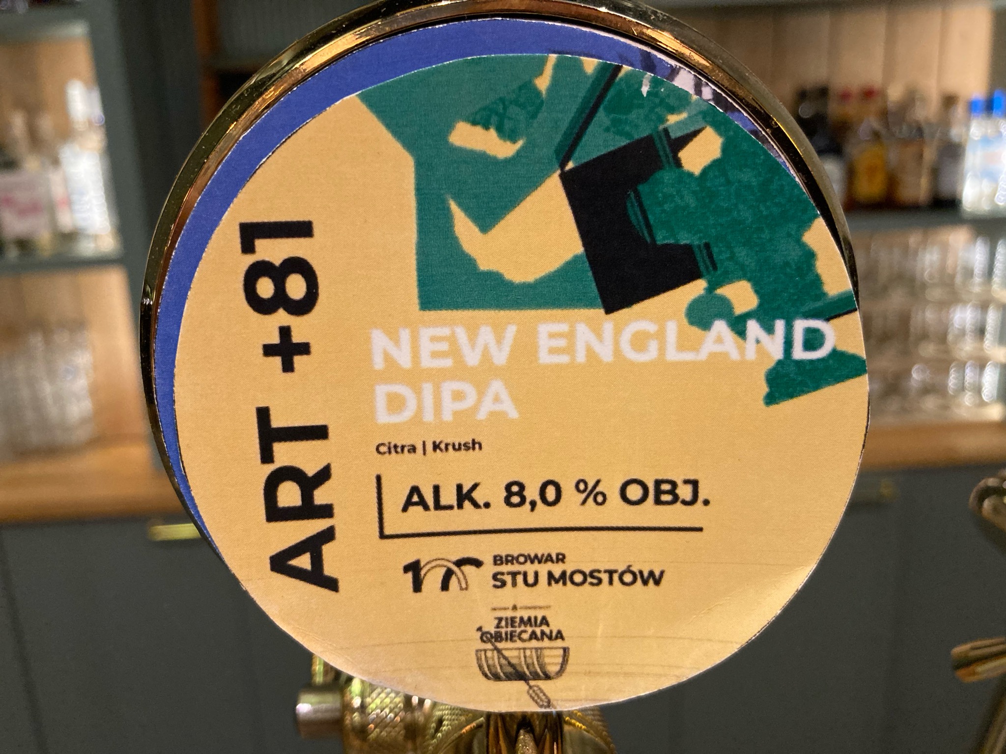 ART +81 New England DIPA, Browar Stu Mostów