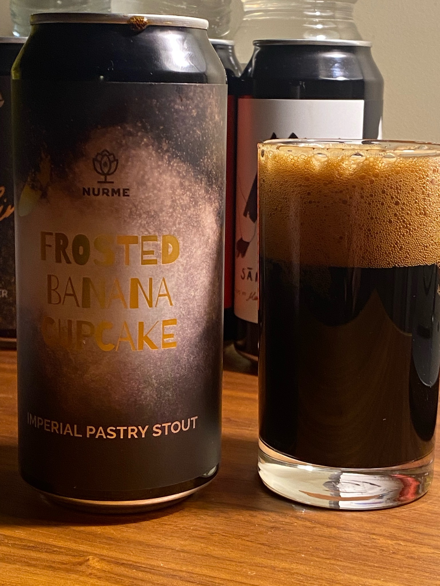 Frosted banana cupcake, Latvia