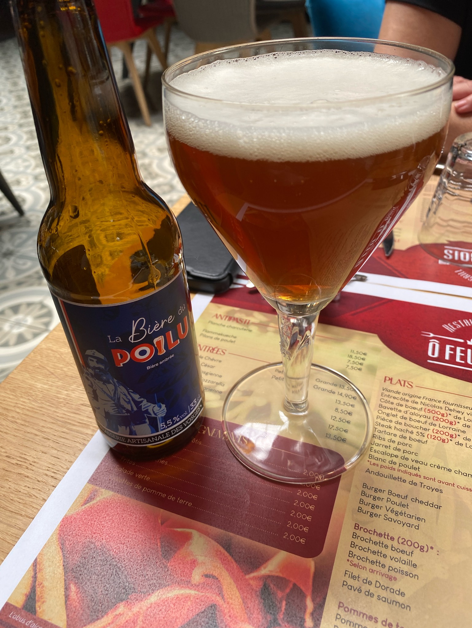 La Bière Du Poilu - Ambrée Des Tranchées, France