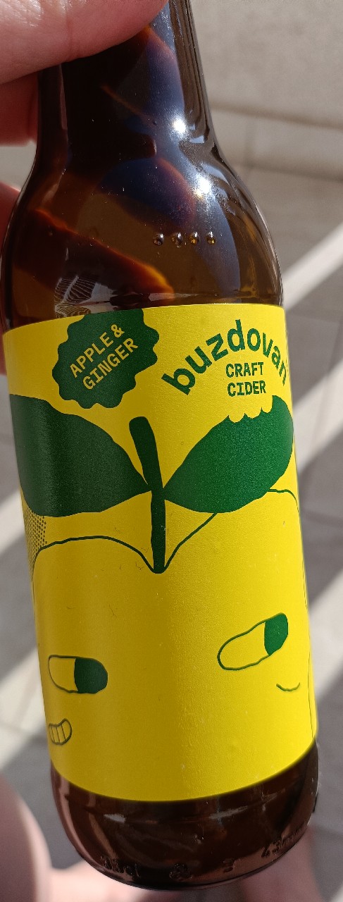 Apple & ginger craft cider, Croatia