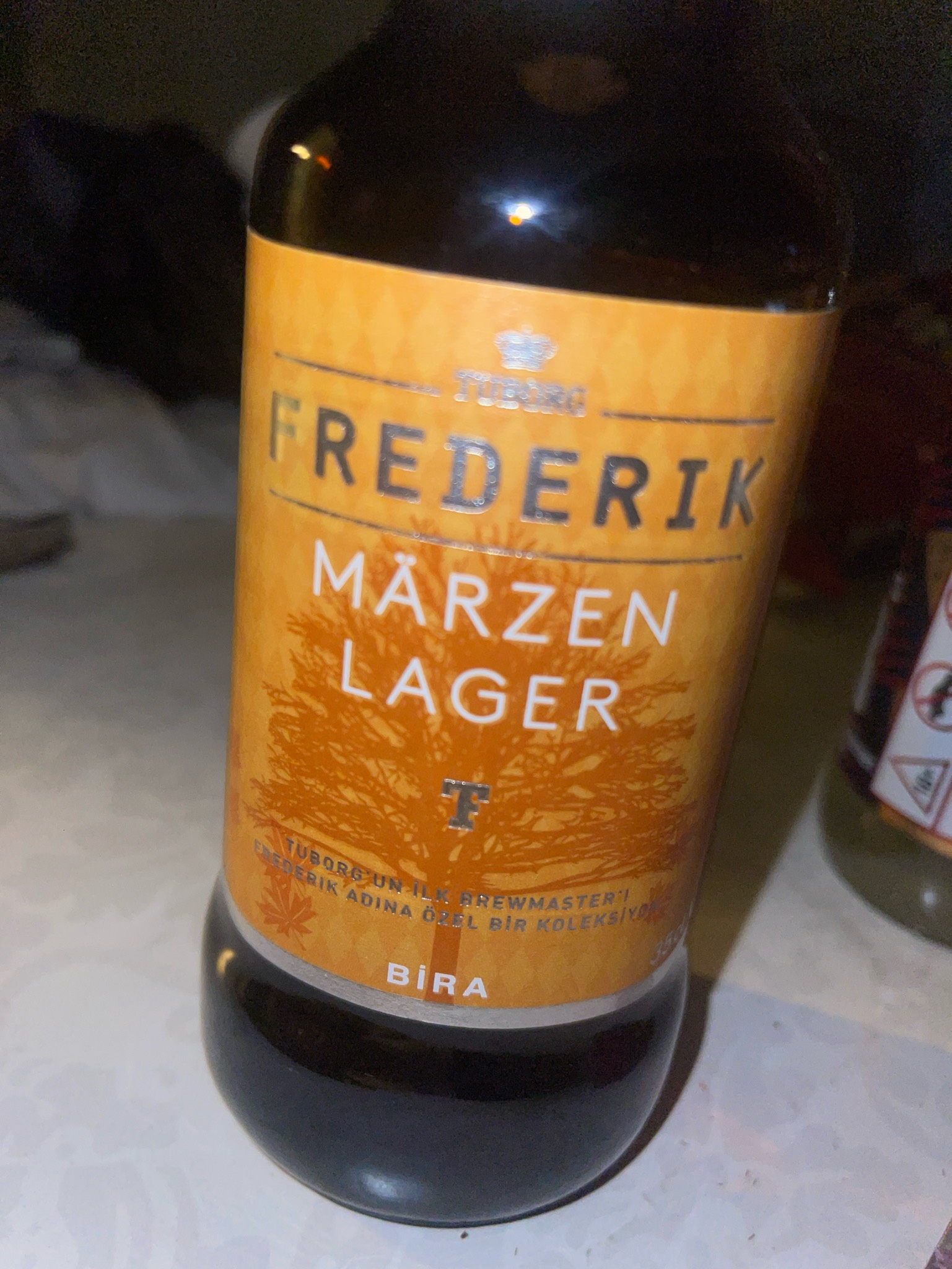 Frederik Märzen Lager, Turkey