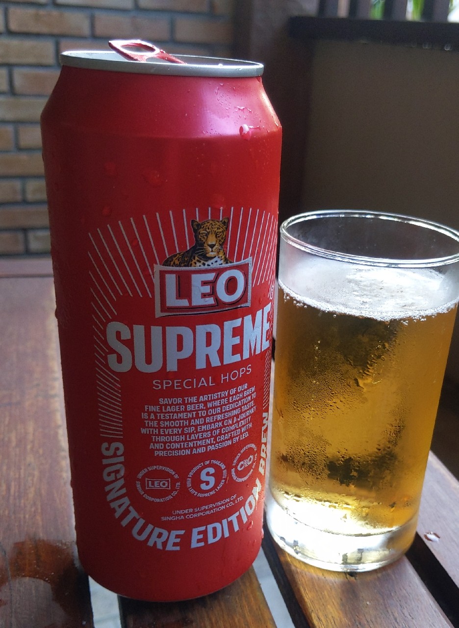 supreme × LEOビール 2024年12月】我が家おすすめのタイビール (LEO:SUPREME