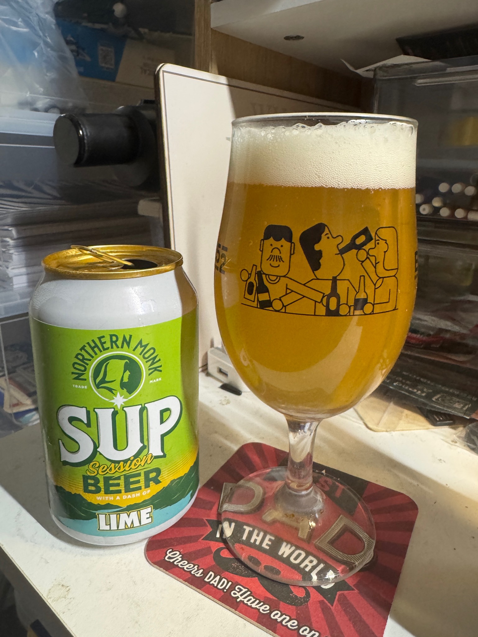 SUP session beer with a dash of lime, England