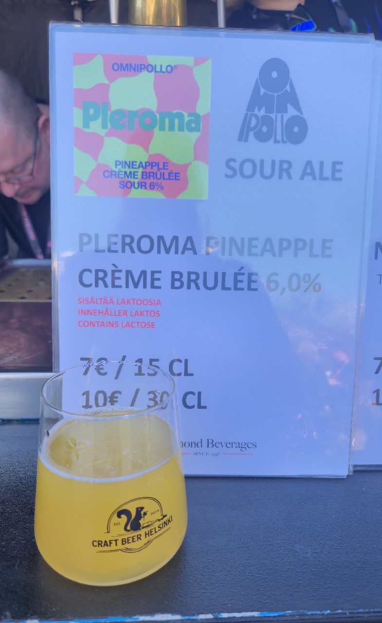 Pleroma pineapple crème brûlée, Sweden