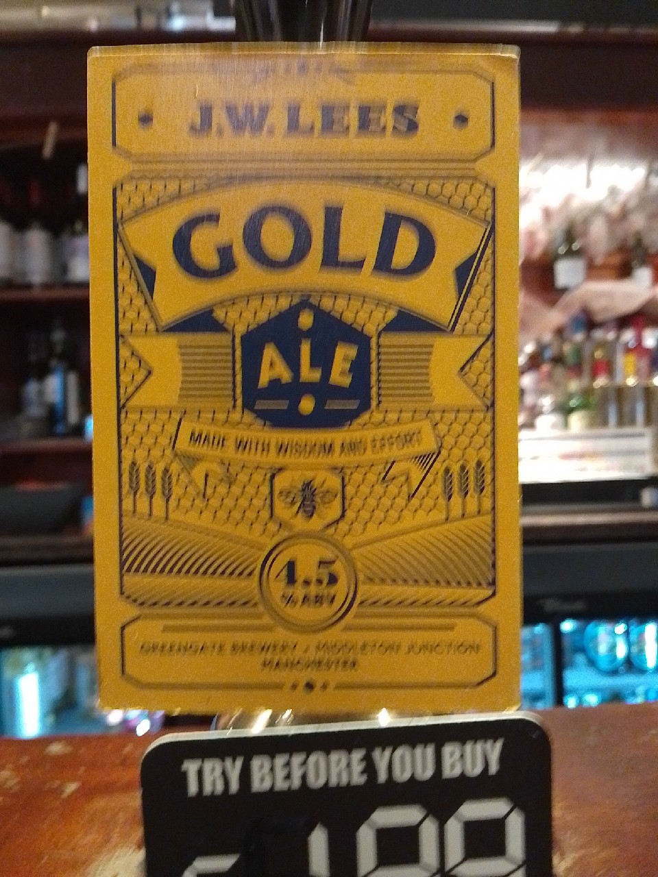 North X JW Lees Golden Ale, North Brewing Co.