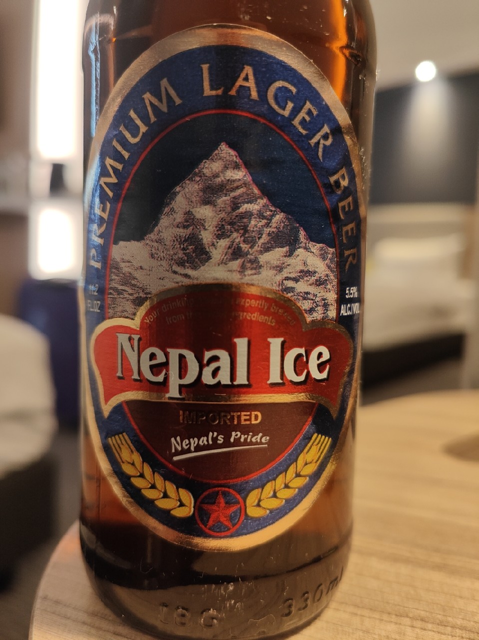 Nepal Ice Premium Lager Beer, Sungold Brewery