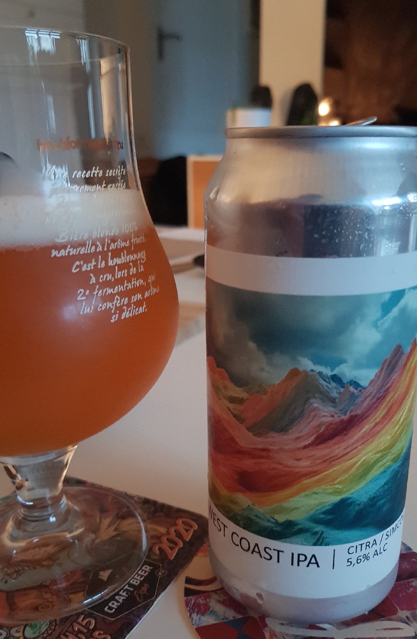West Coast IPA Citra / Simcoe / Triumph, France
