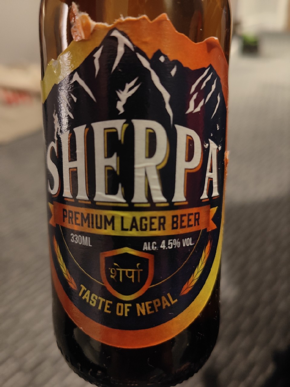 Sherpa Premium Lager Beer, Nepal