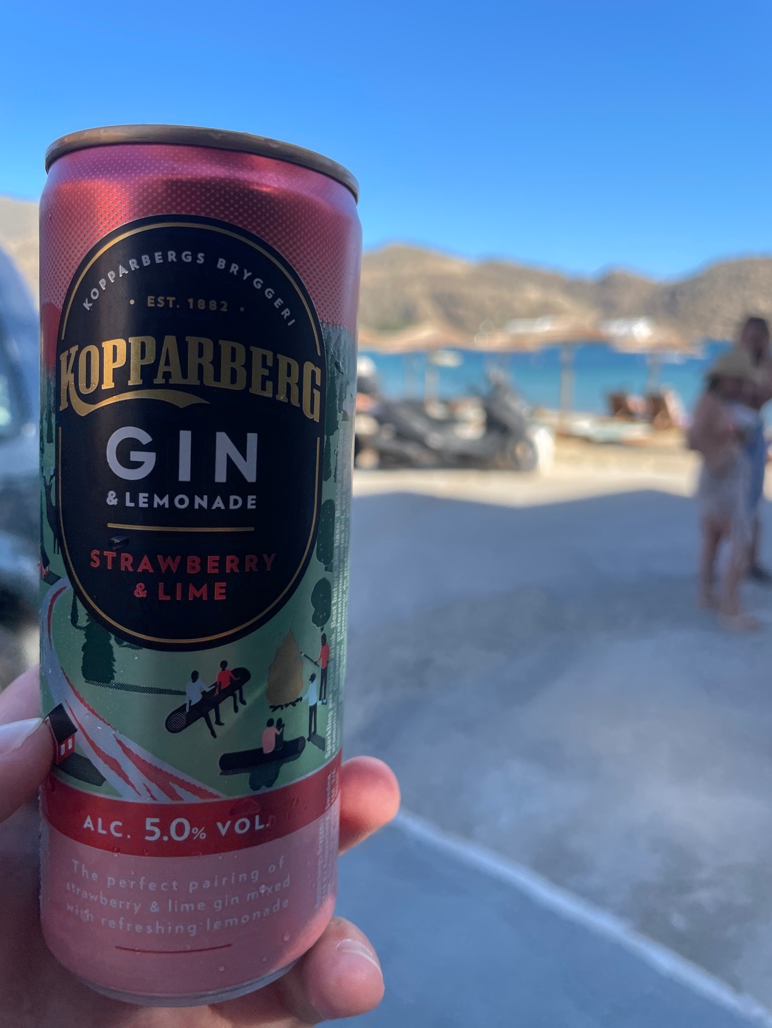 Kopparberg Gin & Lemonade - Strawberry & Lime, Sweden