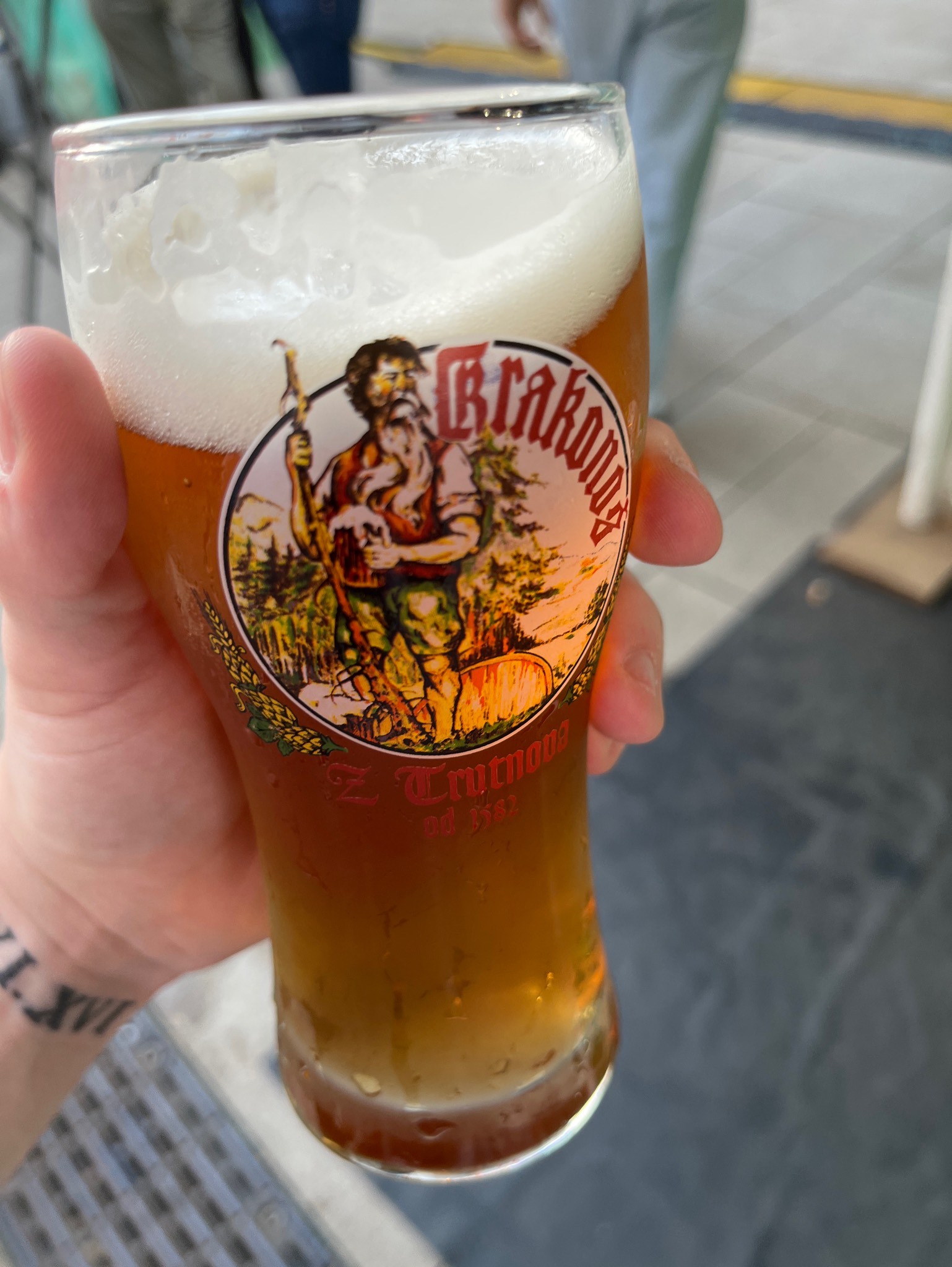 Krakonoš Kvasnicový Světlý Ležák 12°, Pivovar Krakonoš