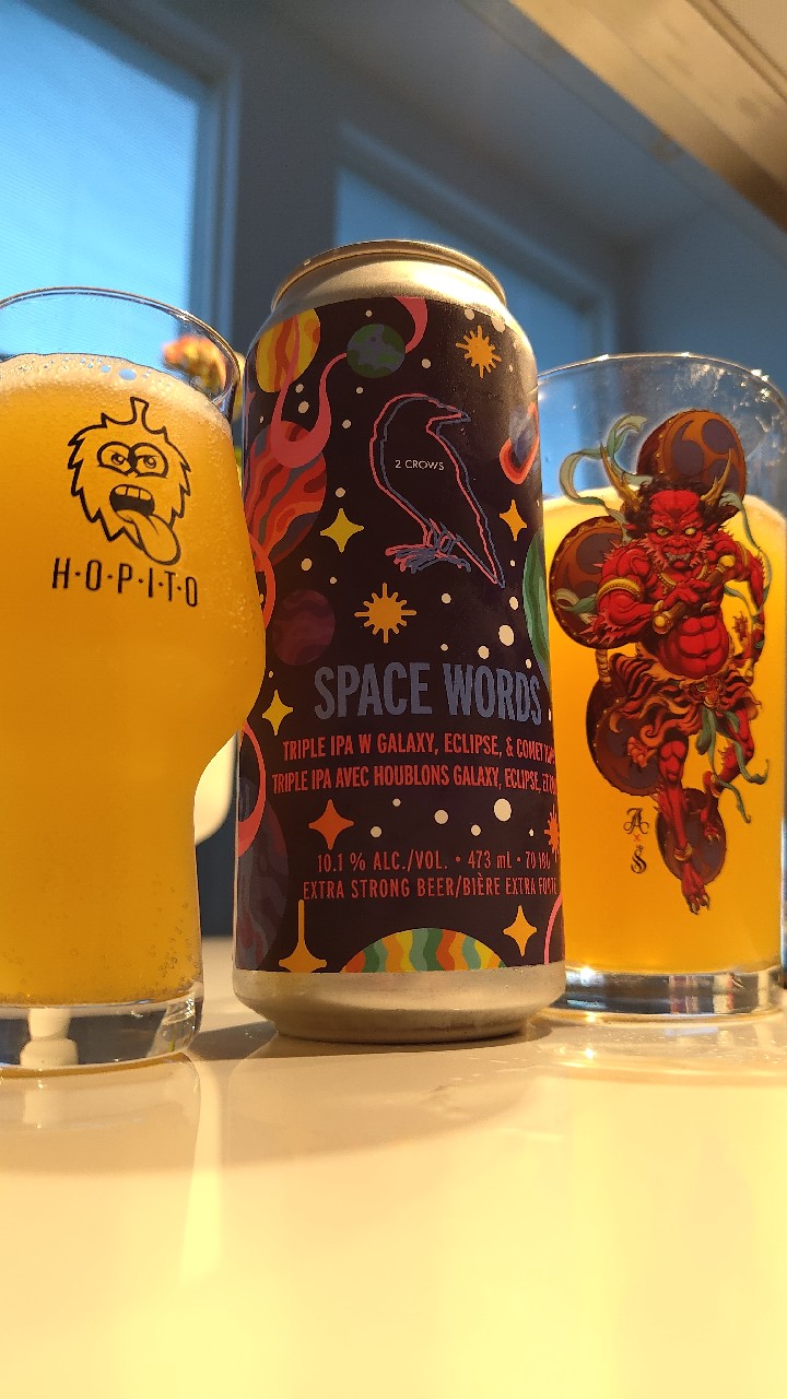 Space Words, 2 Crows Brewing Co.