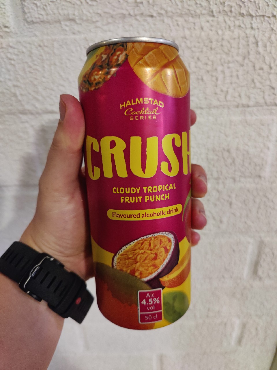 crush cloudy tropical fruit punch, Sweden