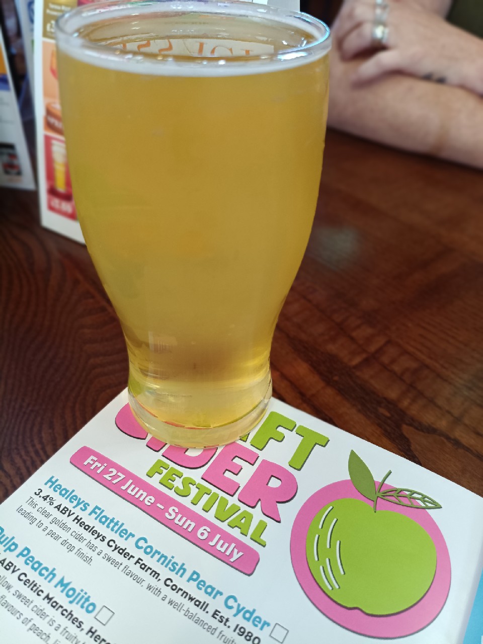 Flatter Cornish Peach Cyder, England