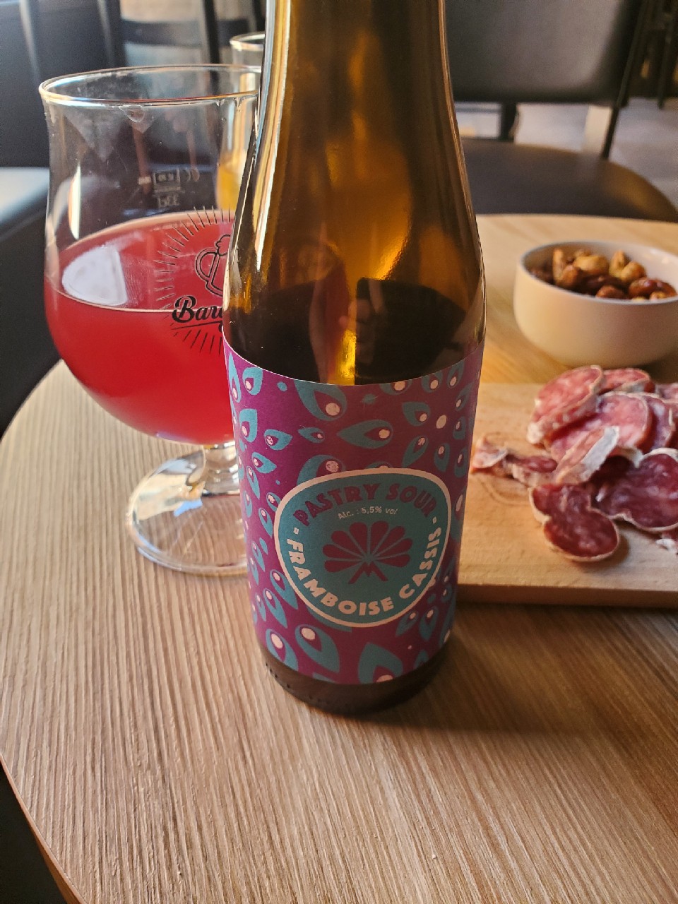 Pastry Sour Frambroise Cassis, France