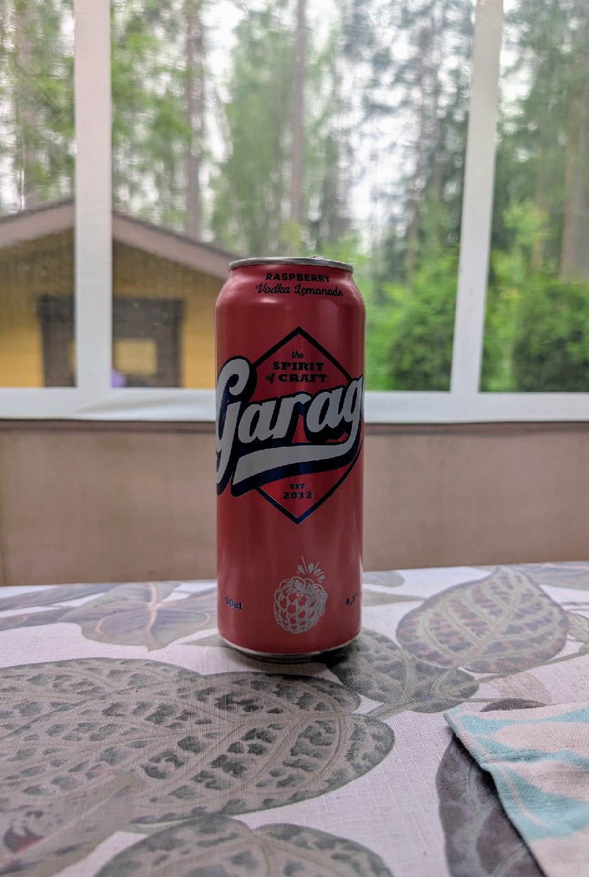 Garage Raspberry Vodka Lemonade, Finland