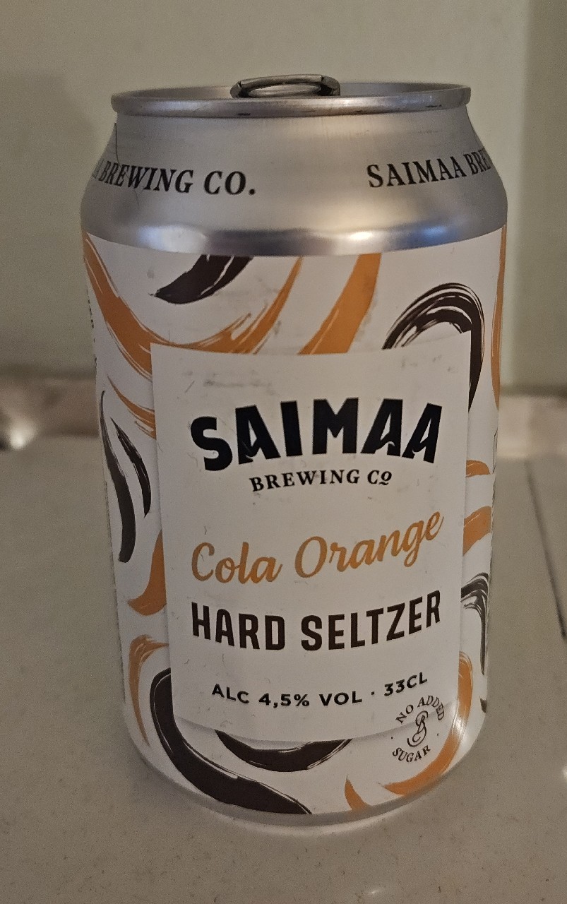 Hard Seltzer Cola Orange, Finland