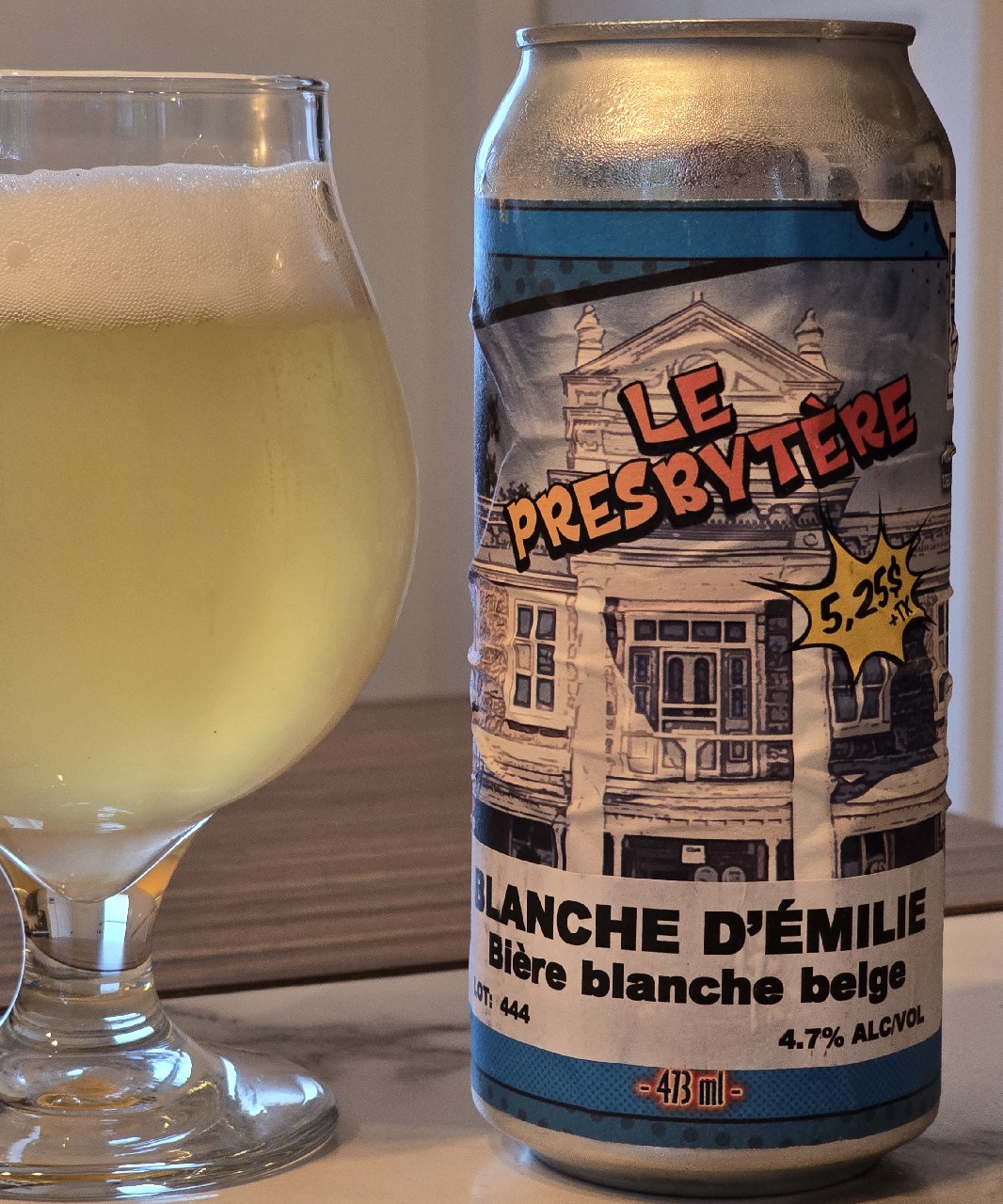Blanche D'Émilie, Microbrasserie Le Presbytère