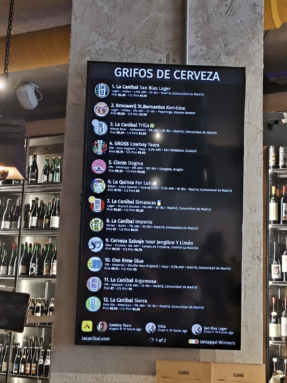 Oeste, La Canibal