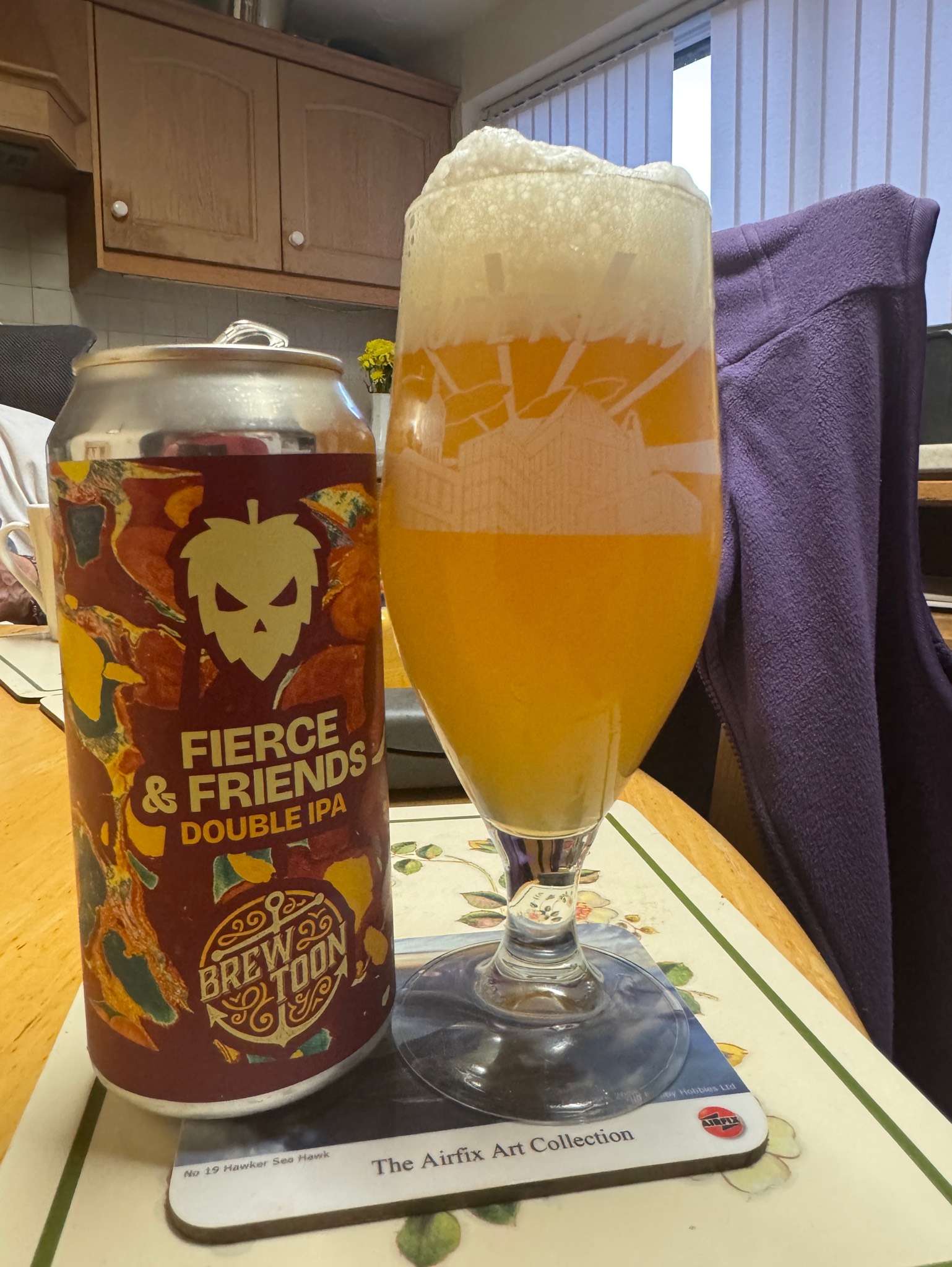 Fierce & Friends Double IPA, Brew Toon
