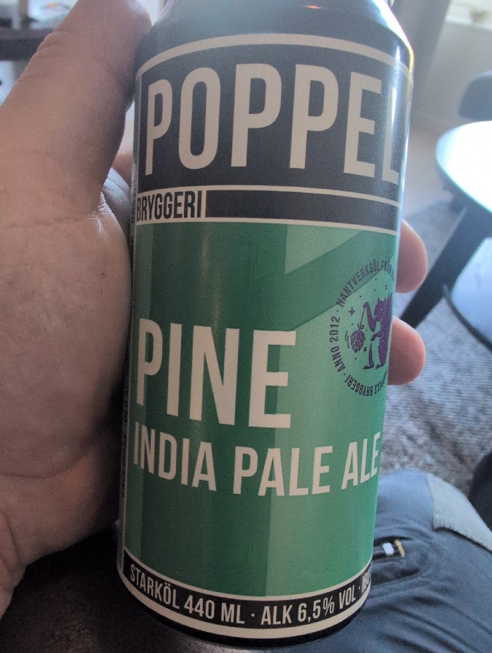 Pine India Pale Ale, Sweden