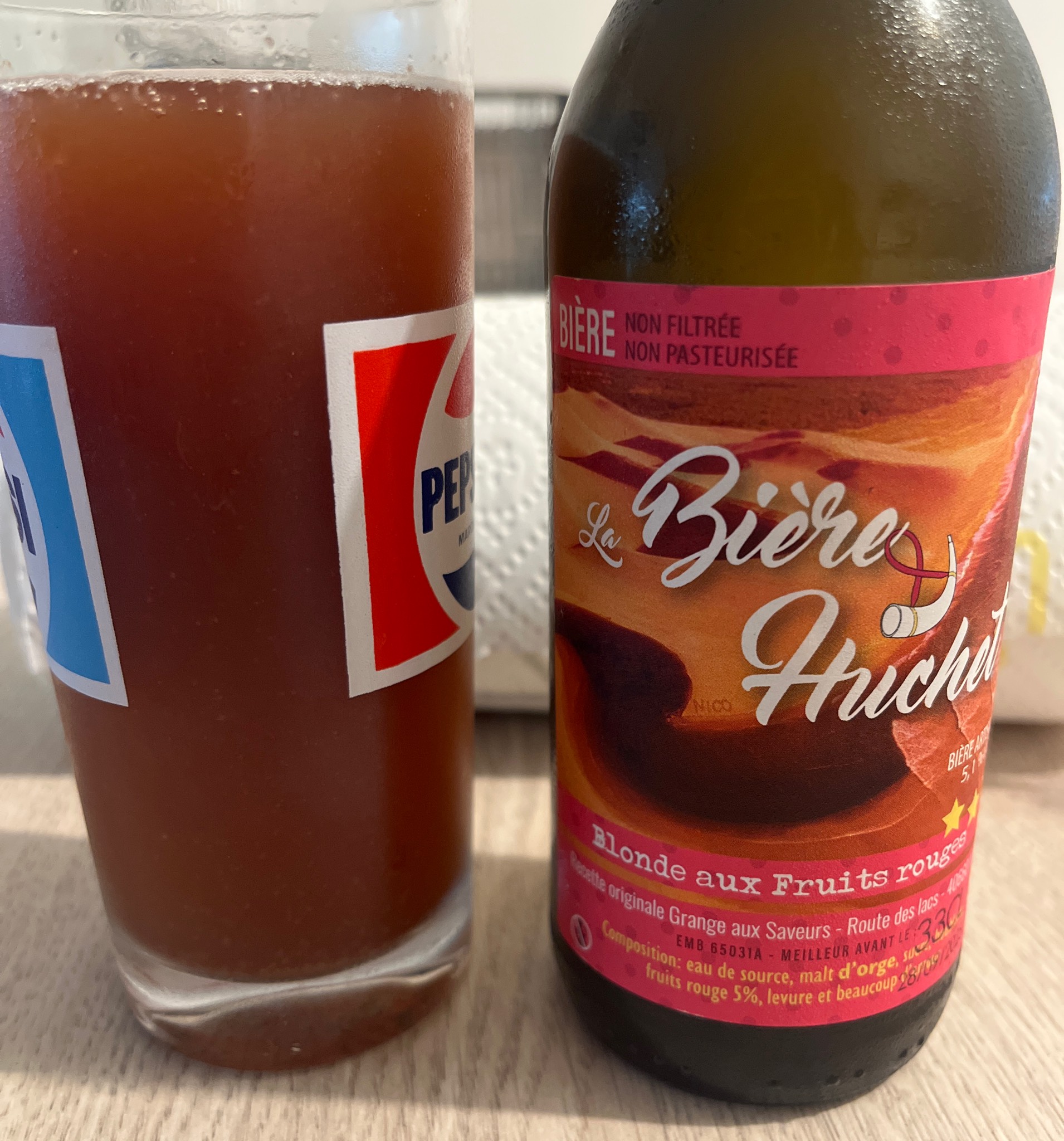La Bière Du Huchet Blonde Fruits Rouges, La Grange Aux Saveurs