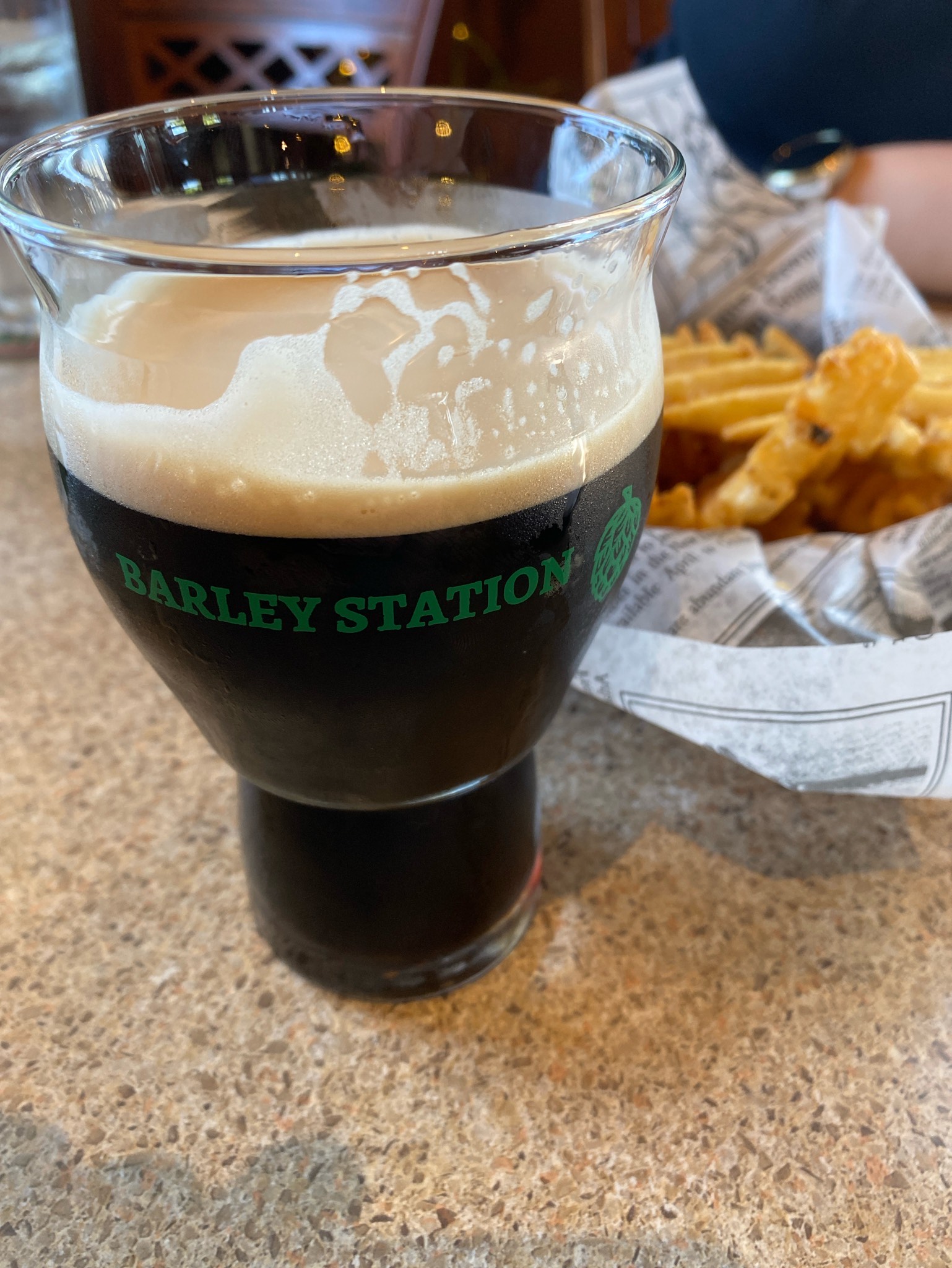 Dry Irish Nitro Stout, Barley Station Brew Pub (Shuswap Lake Brewing Company)